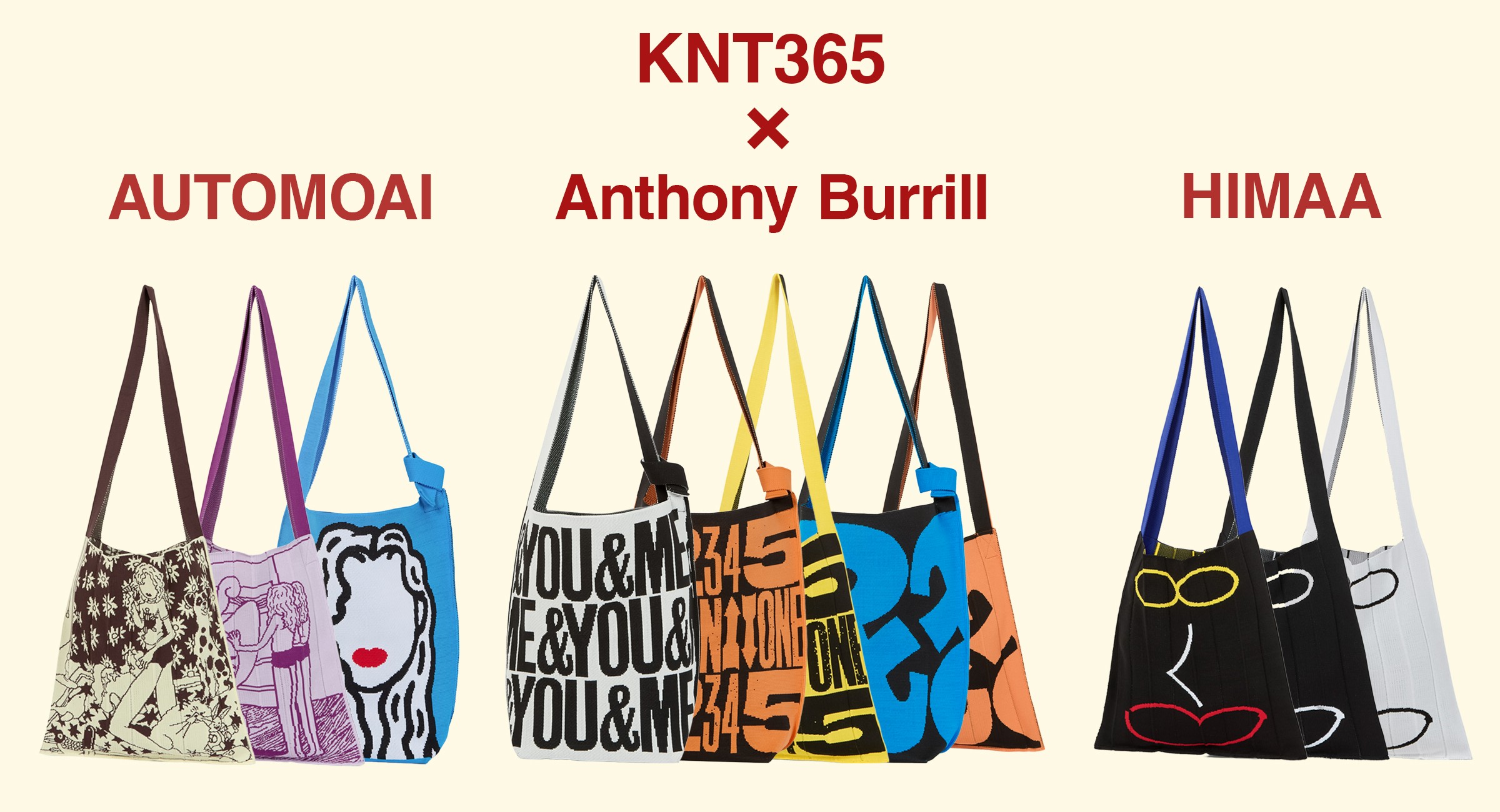 AUTOMOAI、Anthony Burrill、HIMAA × KNT365