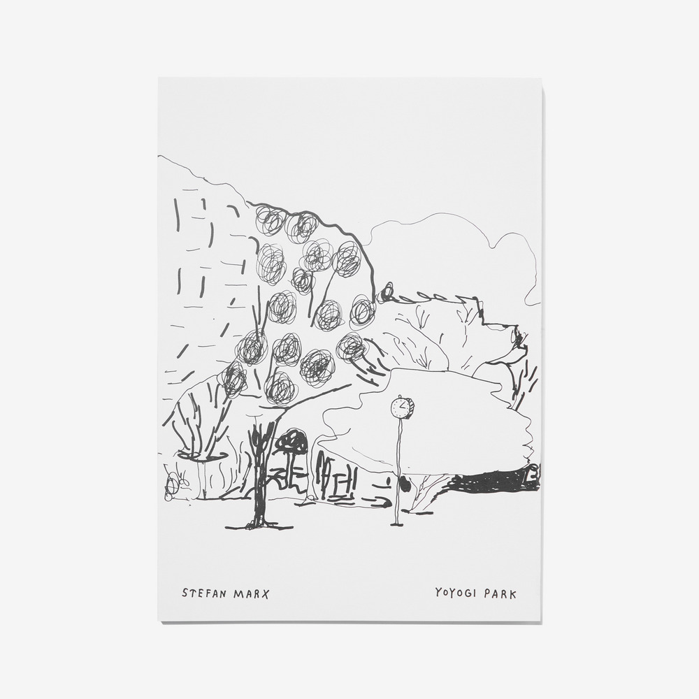 Yoyogi Park 360 degree Drawing Leporello 詳細画像