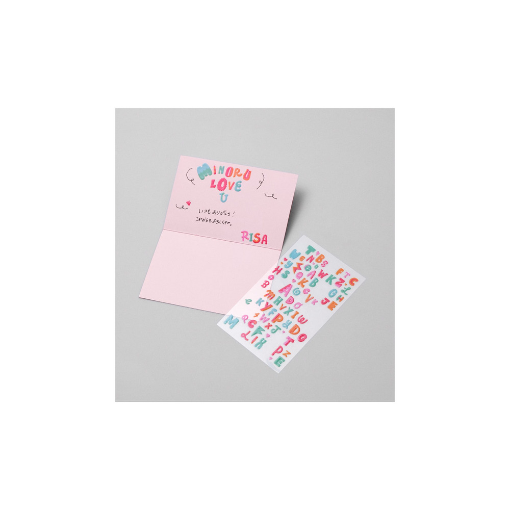 ALPHABET STICKER 詳細画像