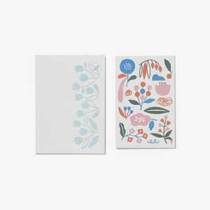 ABSTRACT FLOWER MINI LETTER SET