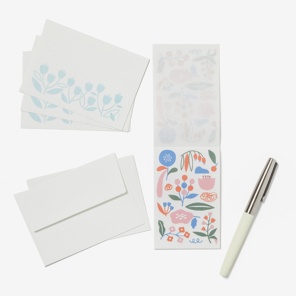 ABSTRACT FLOWER MINI LETTER SET 詳細画像