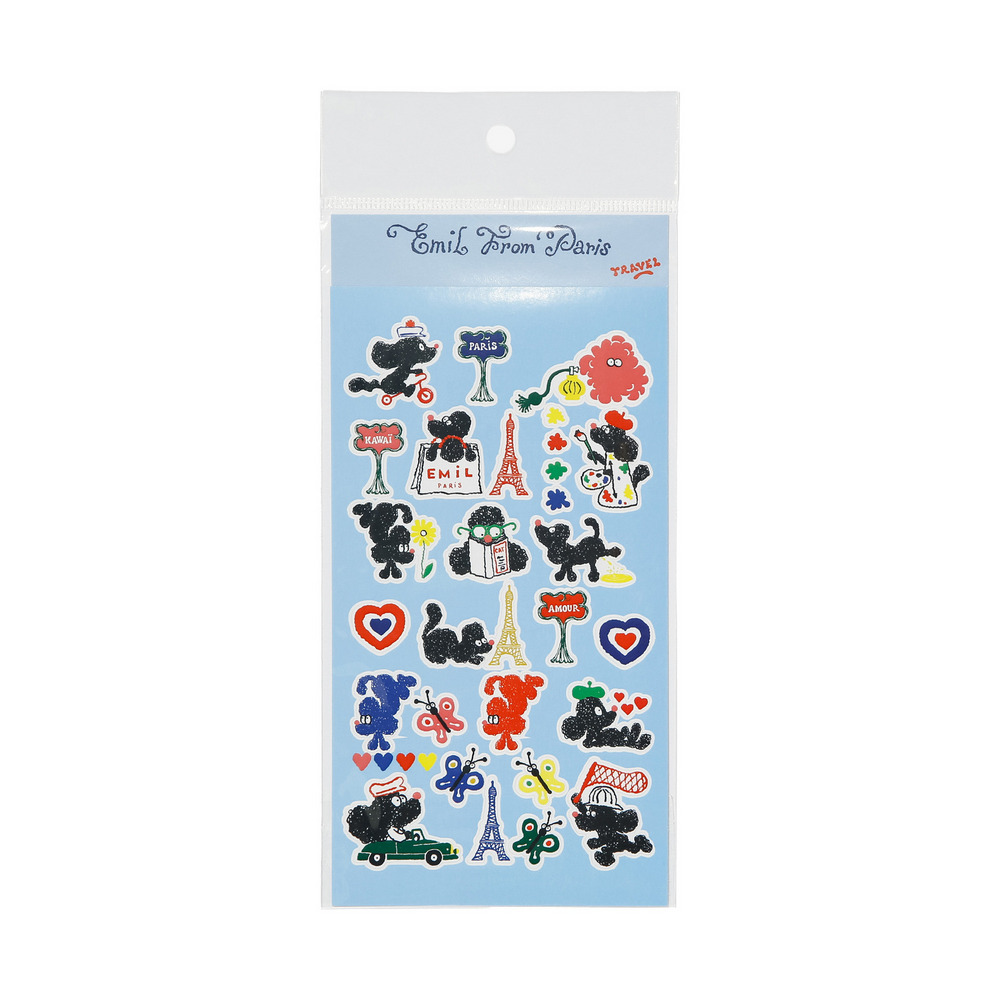 Travel sticker sheet 詳細画像