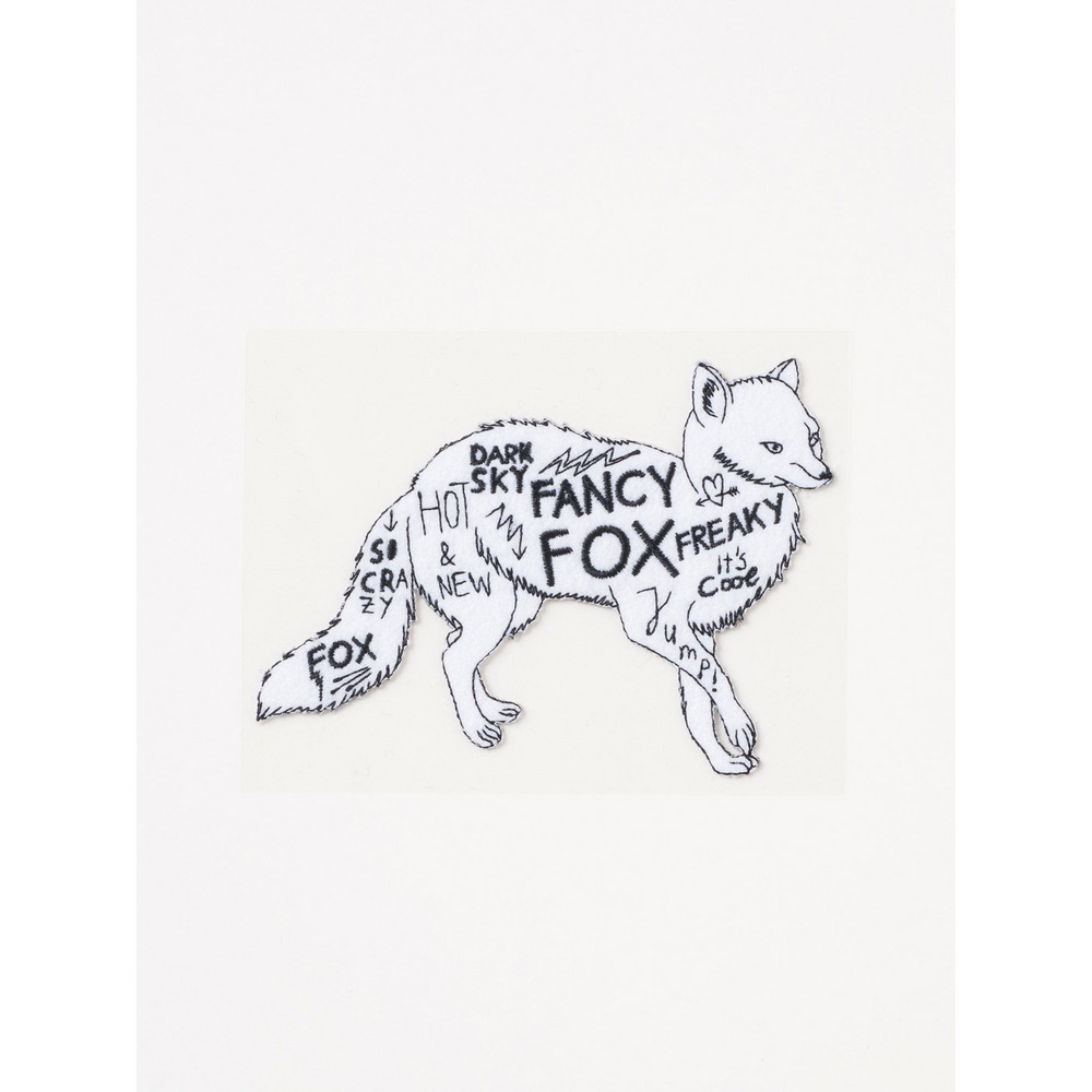 Fancy Fox 刺繍パッチステッカー 詳細画像