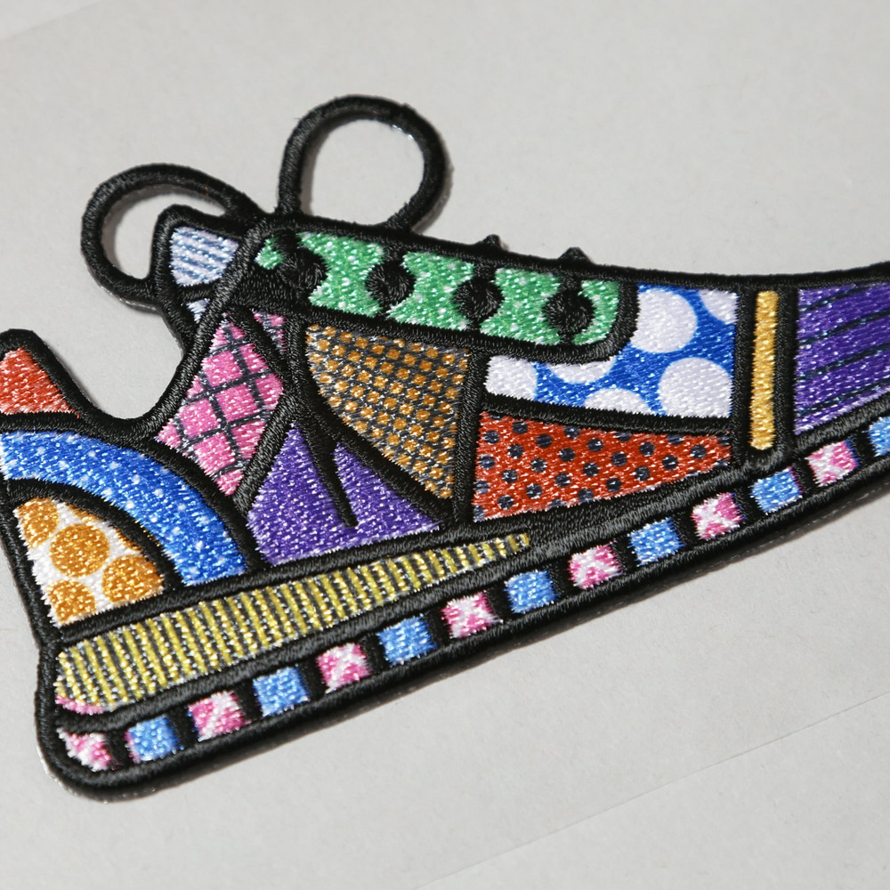 Shoes 刺繍パッチステッカー 詳細画像