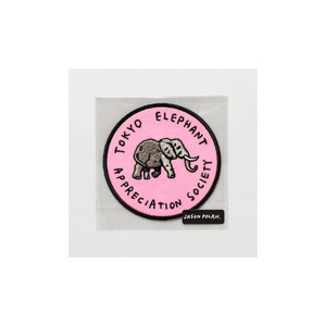 TOKYO ELEPHANT APPRECIATION SOCIETY 刺繍パッチステッカー