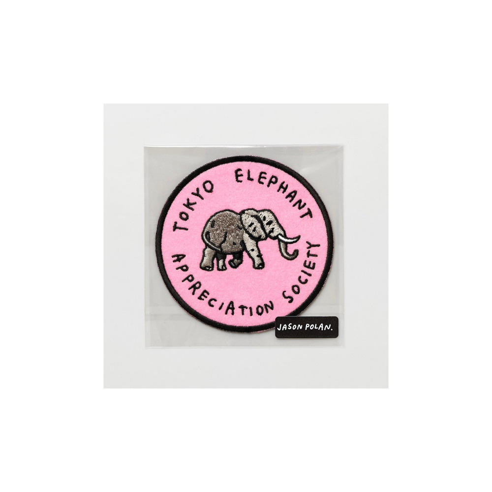 TOKYO ELEPHANT APPRECIATION SOCIETY 刺繍パッチステッカー 詳細画像