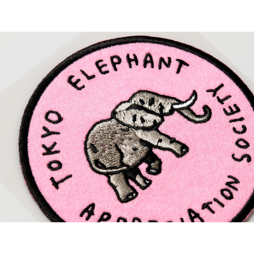 TOKYO ELEPHANT APPRECIATION SOCIETY 刺繍パッチステッカー 詳細画像