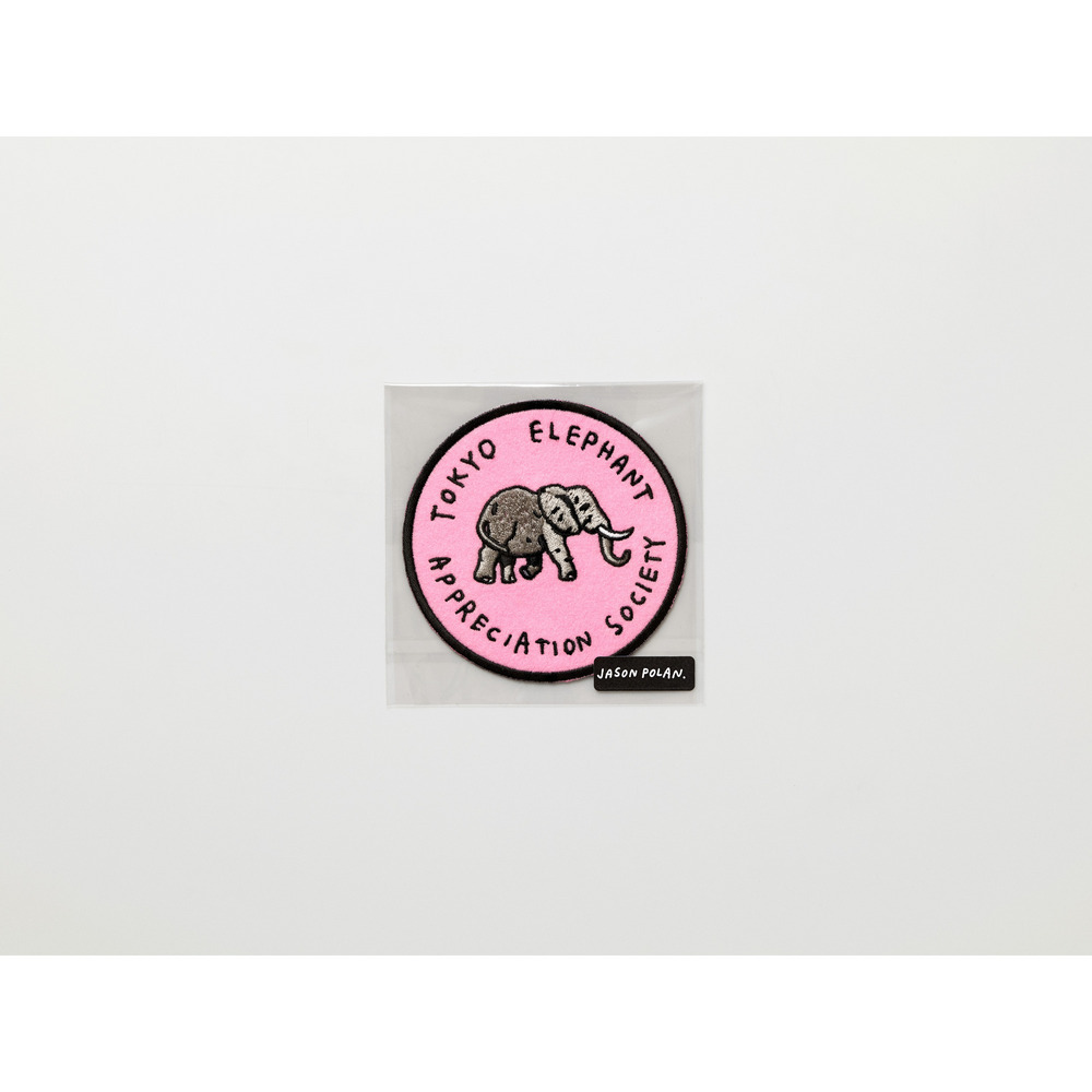 TOKYO ELEPHANT APPRECIATION SOCIETY 刺繍パッチステッカー 詳細画像