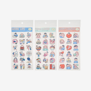 WORK LIFE sticker sheet