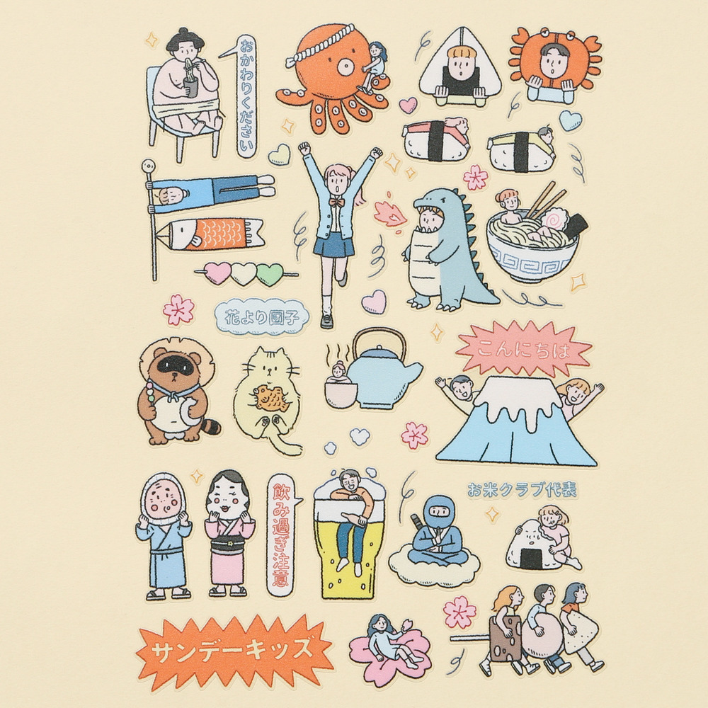 FOOD sticker sheet 詳細画像