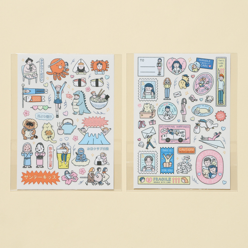POST sticker sheet 詳細画像