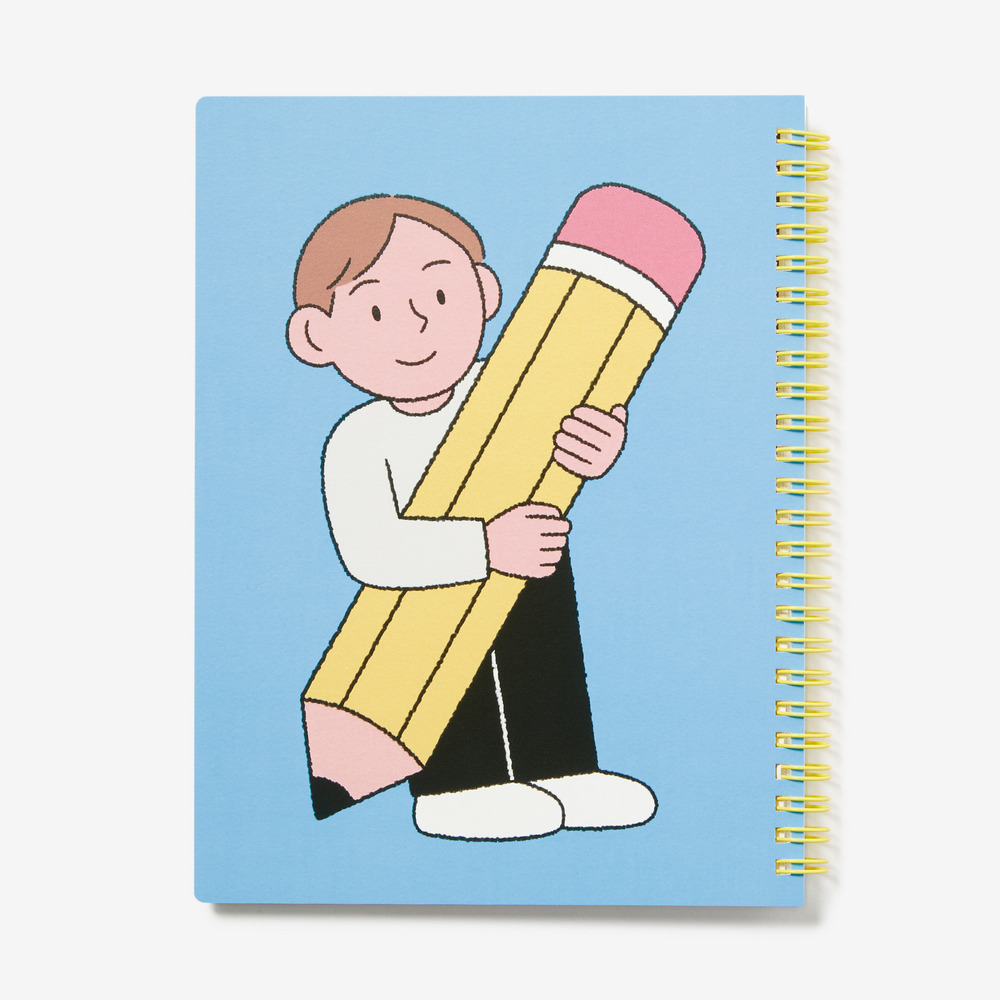 Ring Notes A5 (160P) light blue?front?&times; light blue?back? 詳細画像