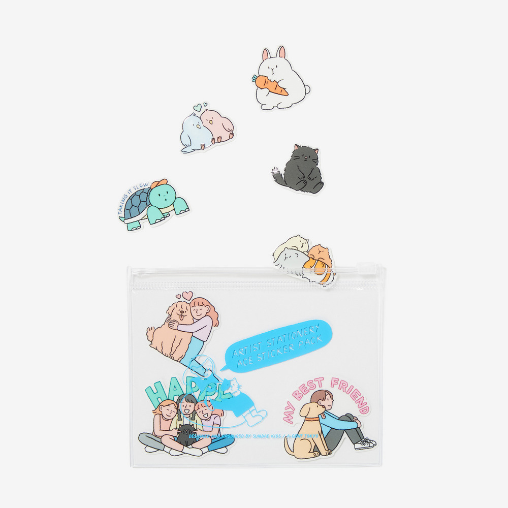 SUNDAE KIDS ACE STICKER PACK 詳細画像