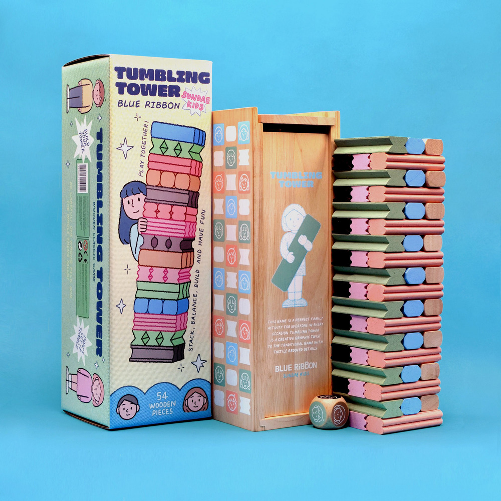 Blue Ribbon Toys & Sundaekids Tumbling Tower 詳細画像