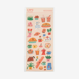 CAFE sticker sheet