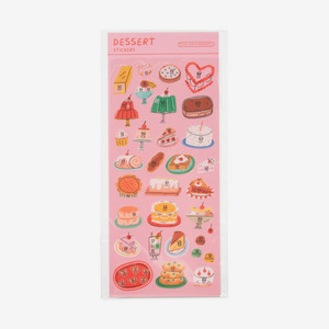 DESSERT sticker sheet