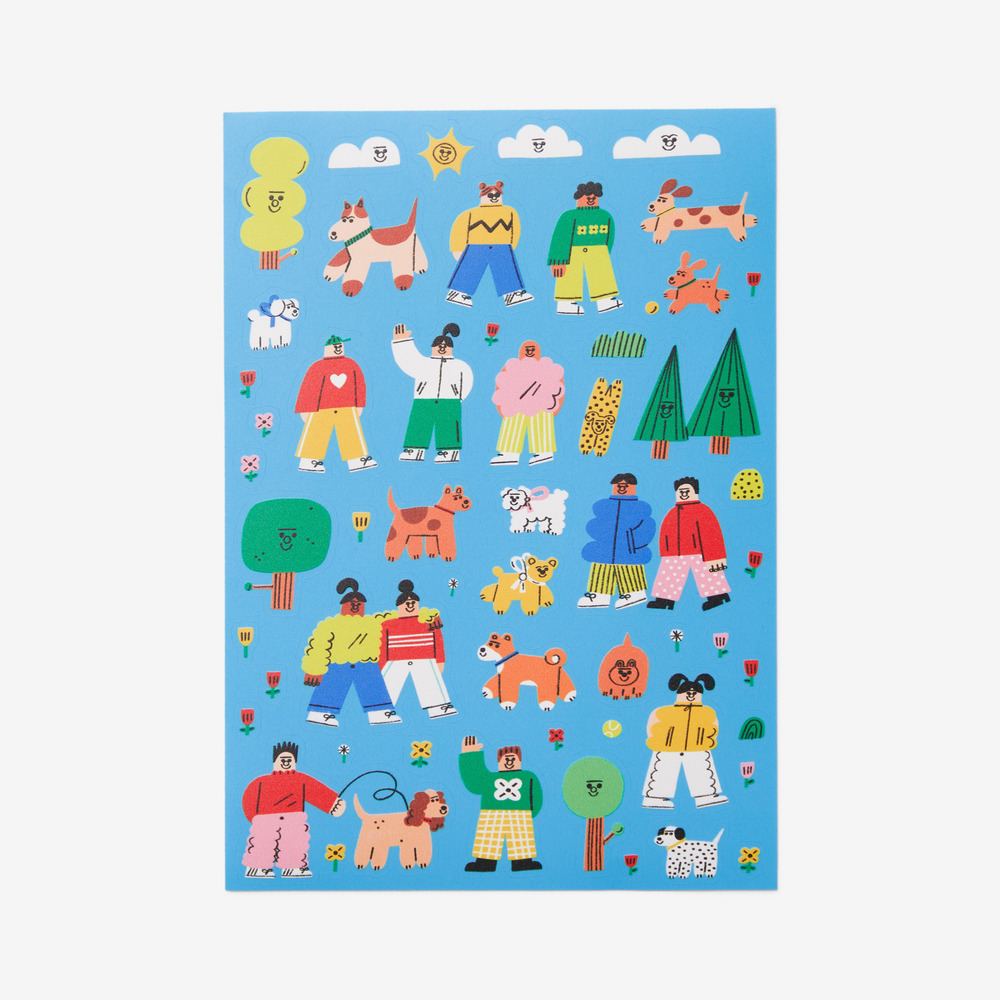 half transparent sticker PARK 詳細画像