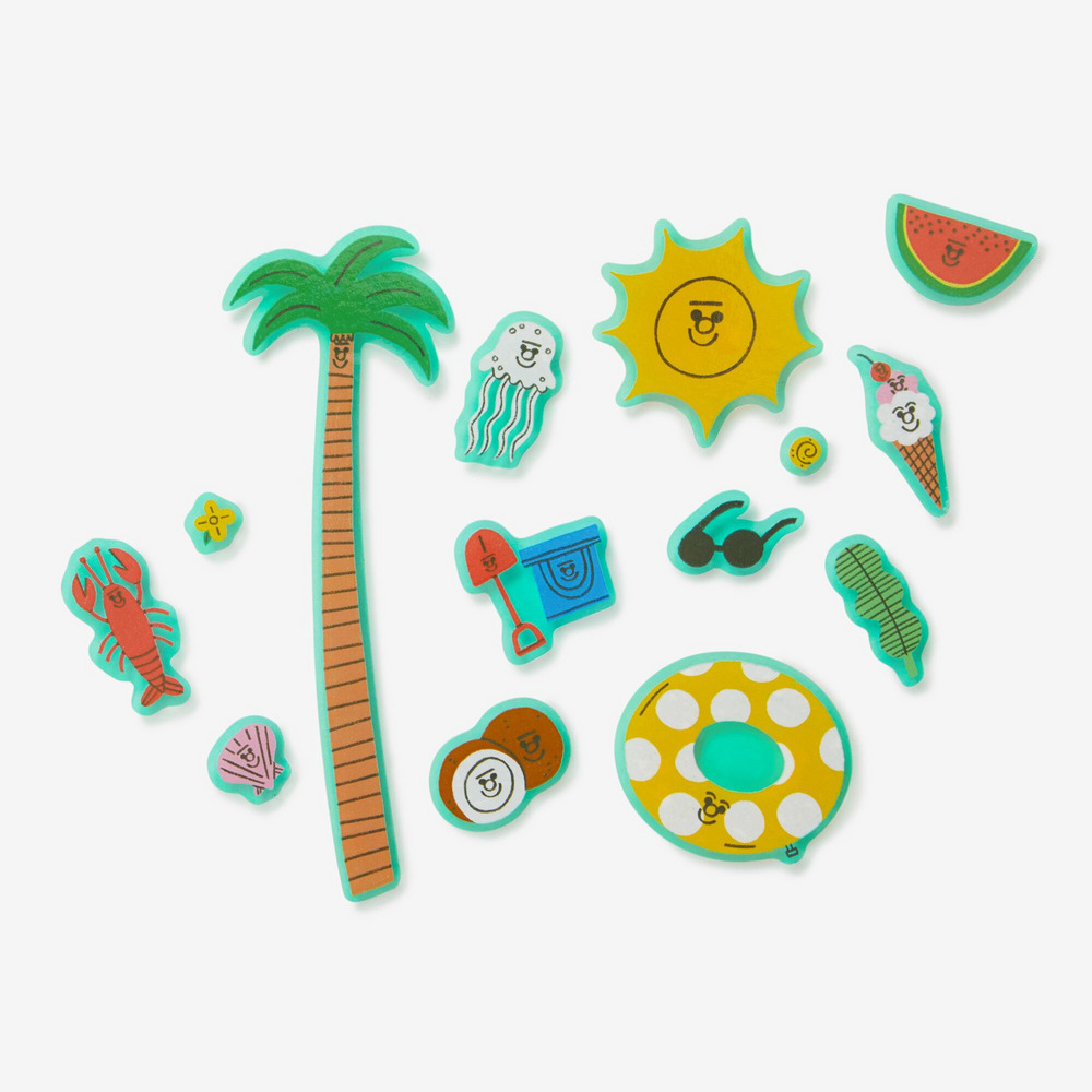 half transparent sticker SUMMER 詳細画像