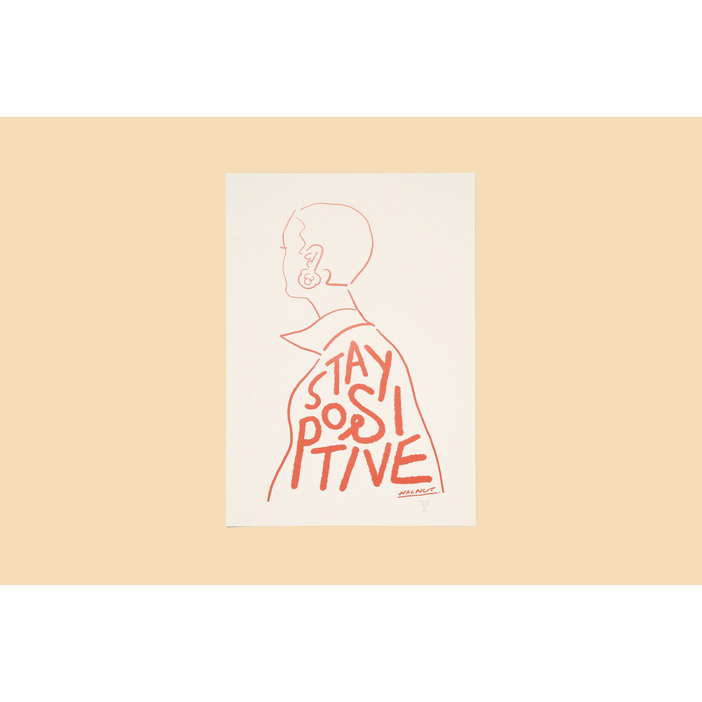 Poster A2 STAY POSITIVE 詳細画像
