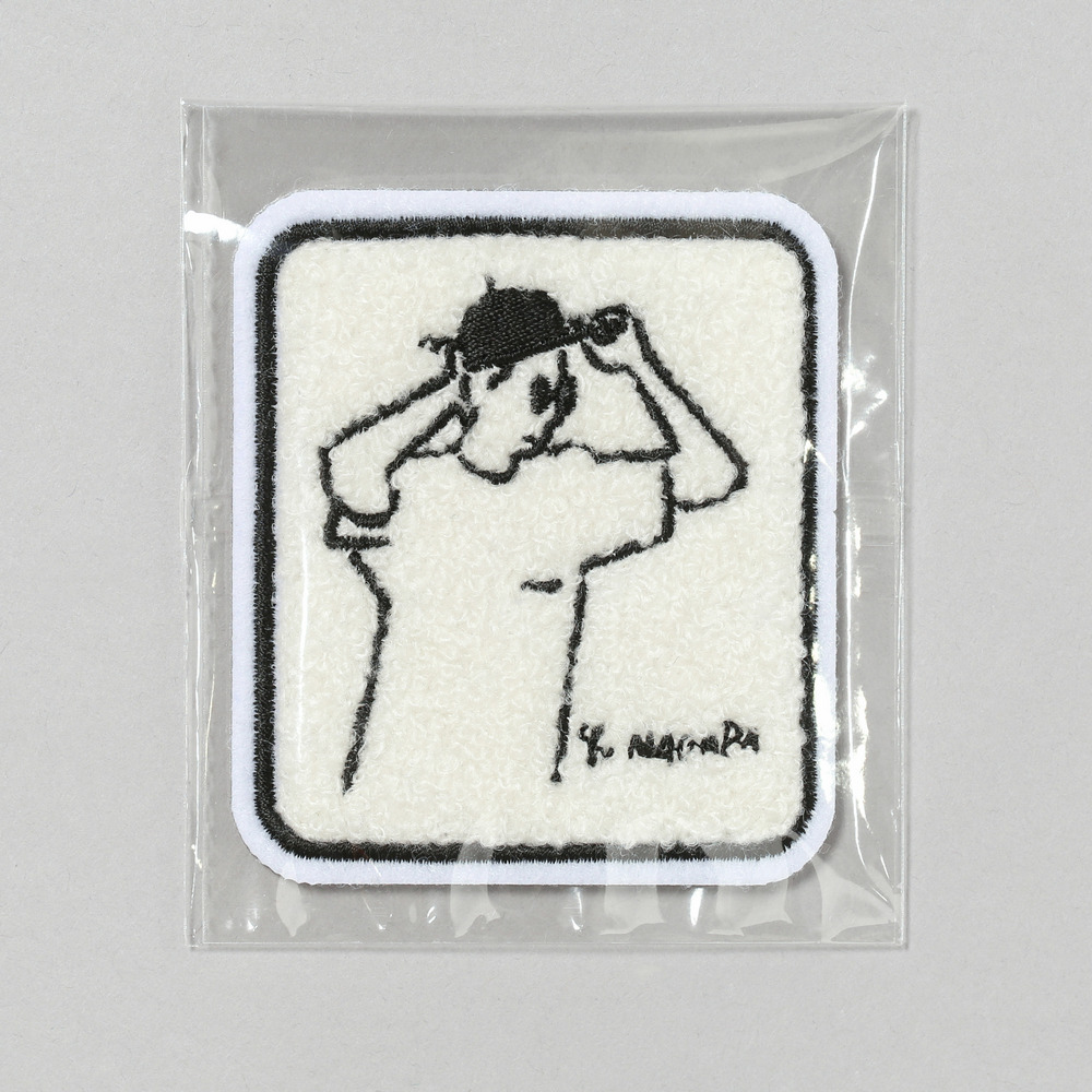 刺繍パッチステッカー Man wearing a cap 詳細画像