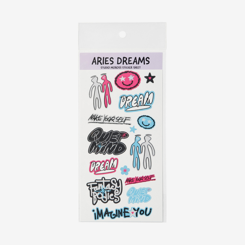 ARIES DREAMS Studio Moross sticker sheet 詳細画像