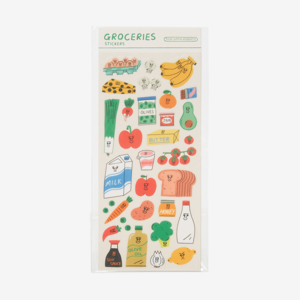 GROCERIES sticker sheet 詳細画像
