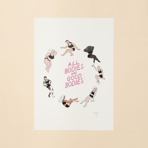 Poster ALL BODIES ARE GOOD BODIES