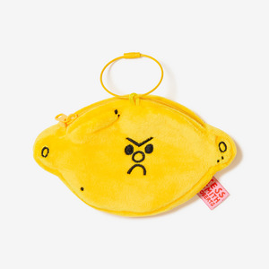 Pauch plushy key chain Lemon