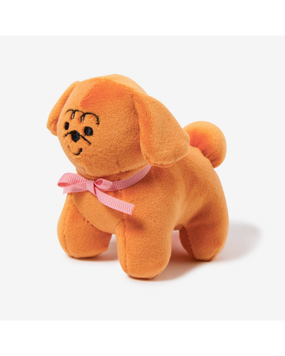 Plushy key chain Brown Dog