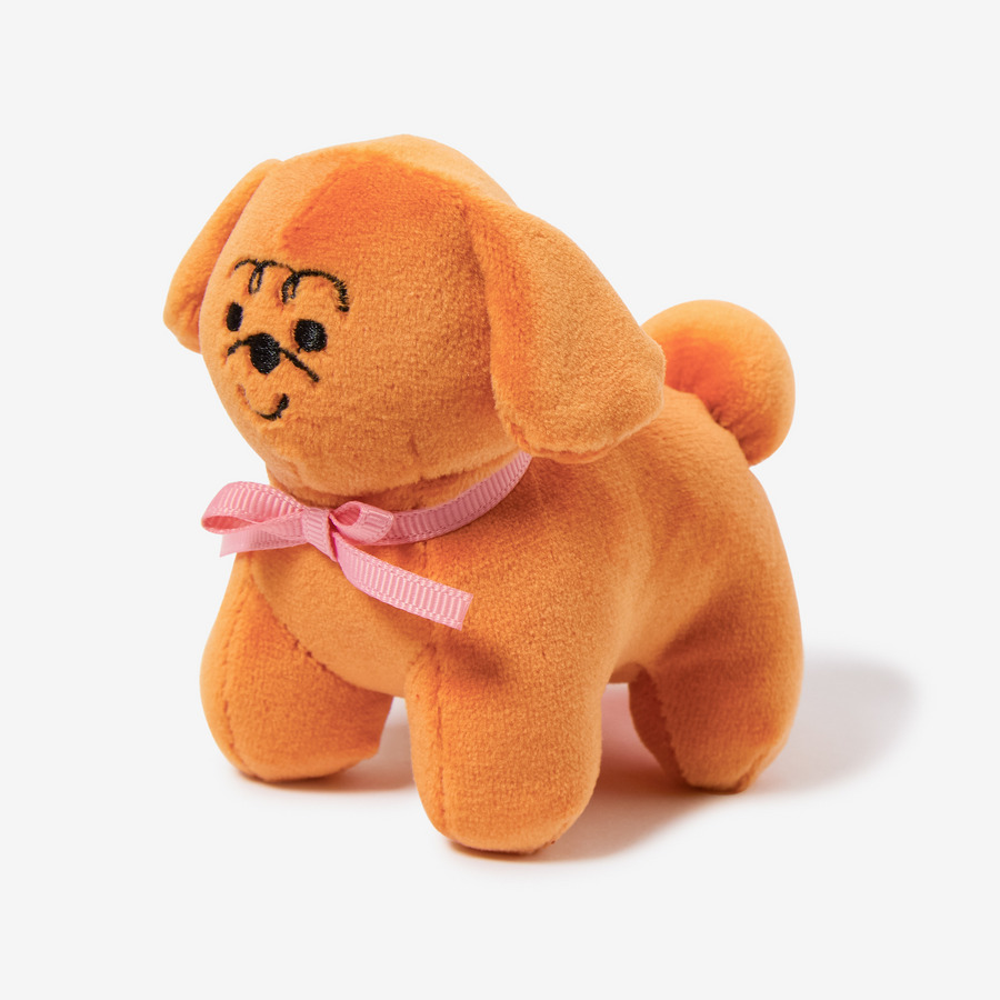 Plushy key chain Brown Dog 詳細画像